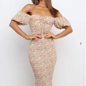 NWT Petal and Pup floral smocked midi dress